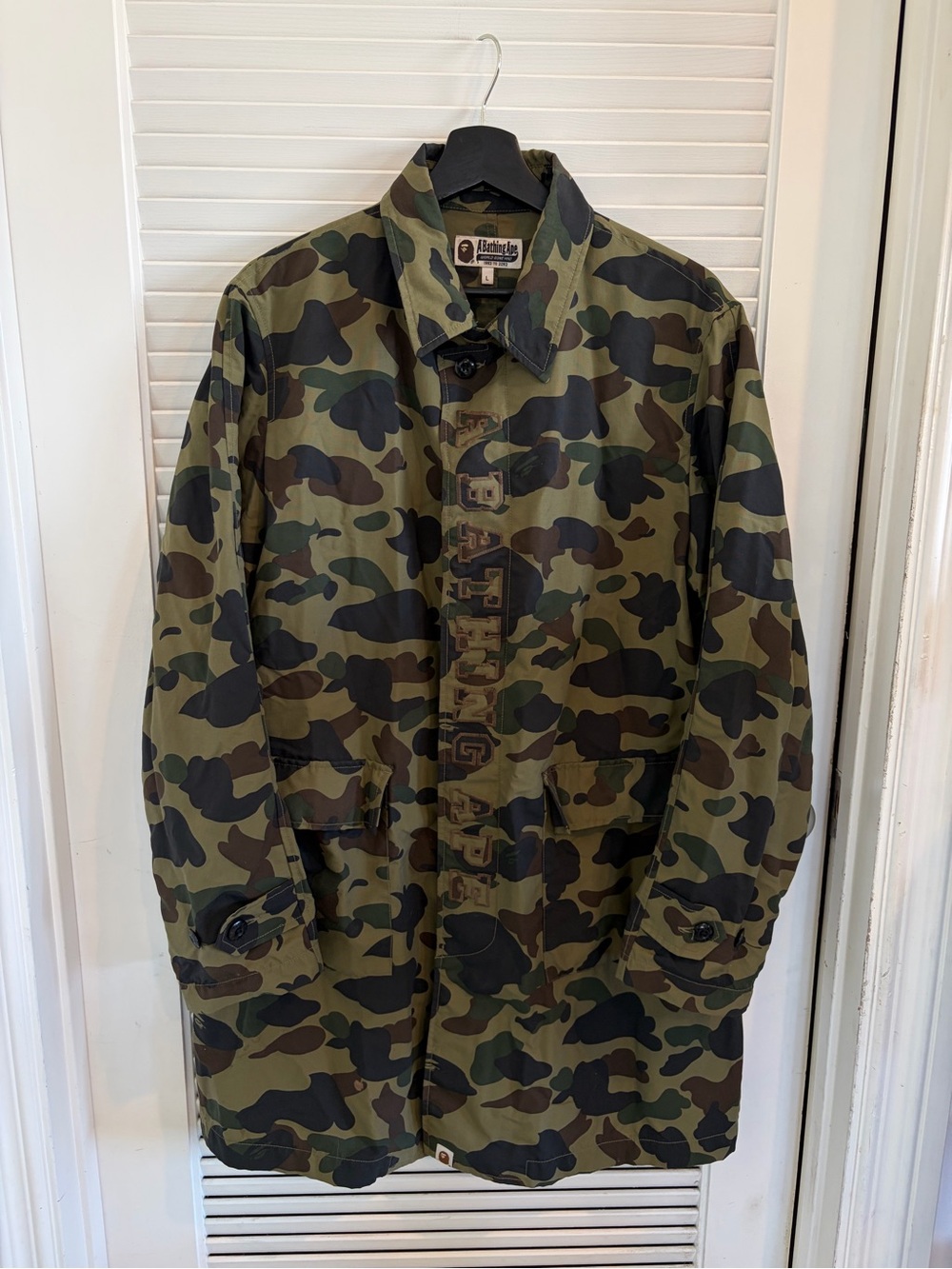 bape camo coat